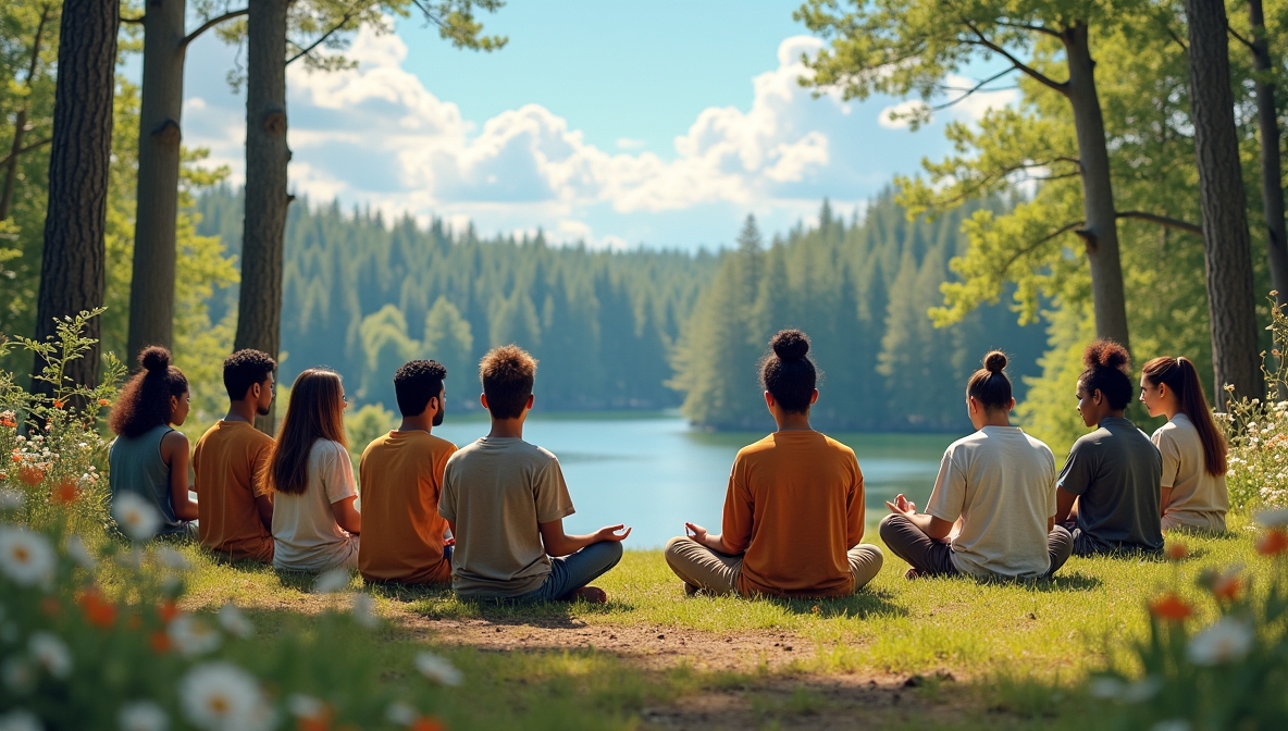 Bar shapes of varying heights suggesting a gentle daily rhythm